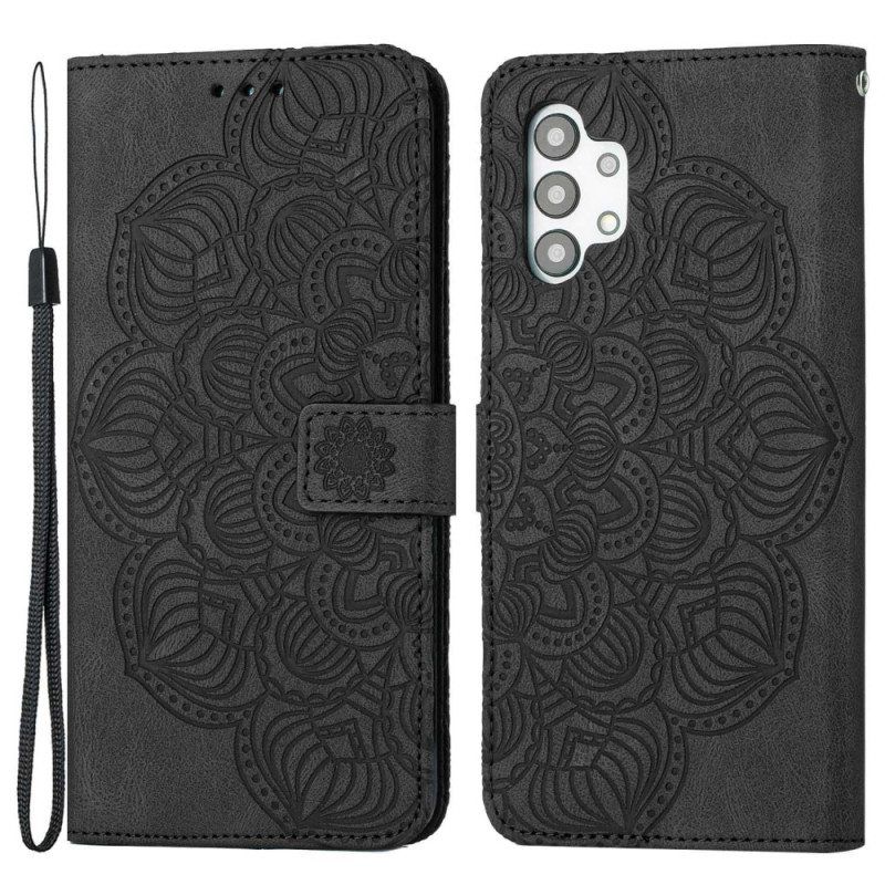 Kotelot Samsung Galaxy A13 Suojaketju Kuori Vintage Strappy Mandala