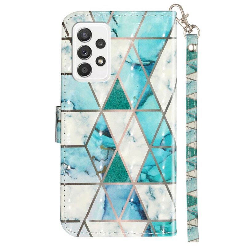 Kotelot Samsung Galaxy A53 5G Suojaketju Kuori Strip Marble