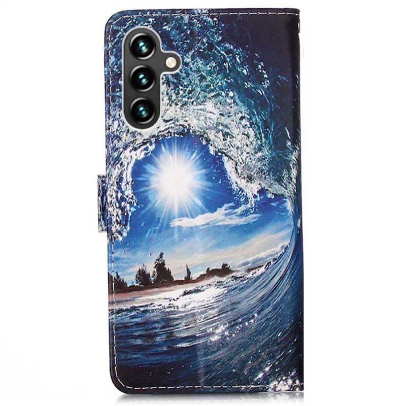 Kotelot Samsung Galaxy A54 5G Suojaketju Kuori Rakasta Thong Wavea