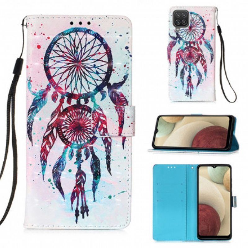 Kotelot Samsung Galaxy M12 / A12 Red Dream Catcher