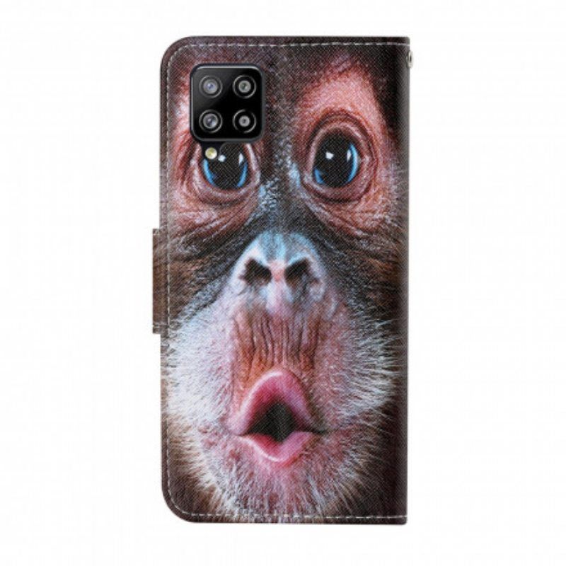 Kotelot Samsung Galaxy M12 / A12 Suojaketju Kuori Thong Monkey