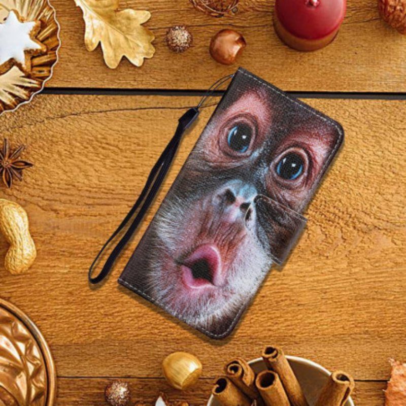 Kotelot Samsung Galaxy M12 / A12 Suojaketju Kuori Thong Monkey