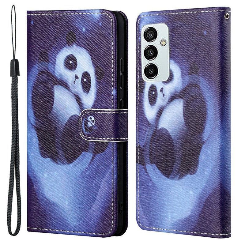 Kotelot Samsung Galaxy M23 5G Suojaketju Kuori Strappy Panda