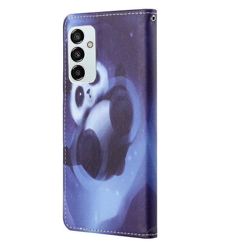 Kotelot Samsung Galaxy M23 5G Suojaketju Kuori Strappy Panda