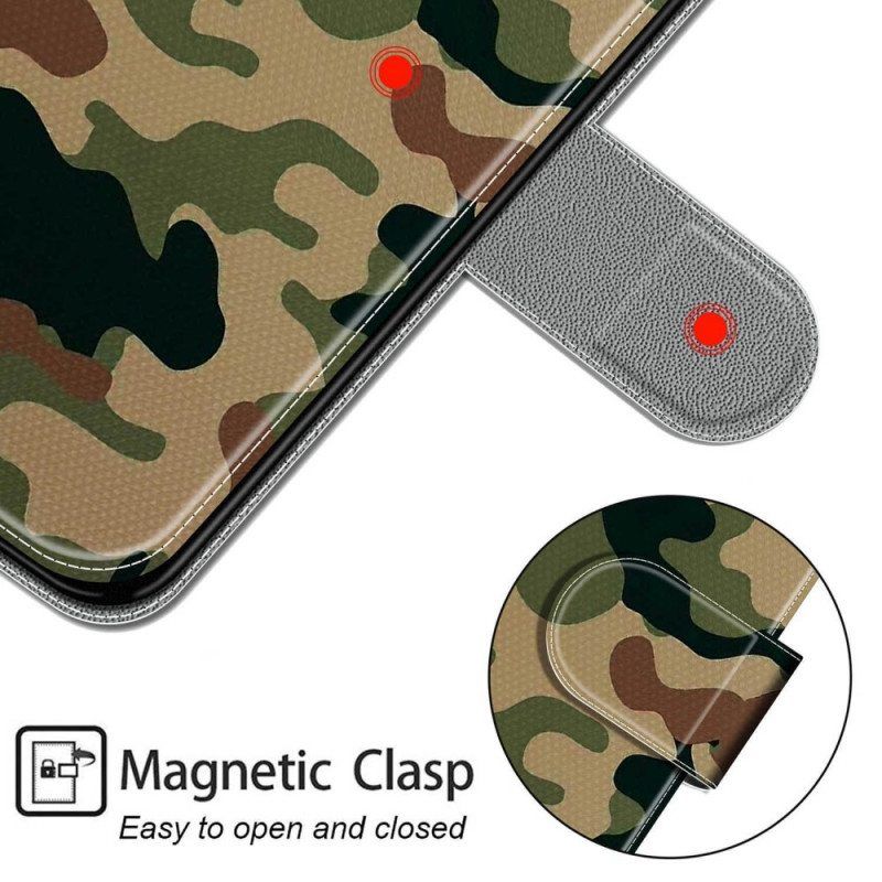 Kotelot Samsung Galaxy M53 5G Suojaketju Kuori Strappy Camo