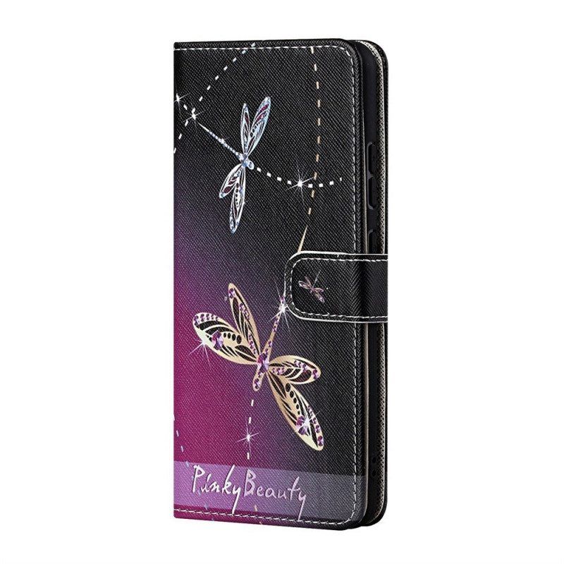 Kotelot Samsung Galaxy M53 5G Suojaketju Kuori Strappy Dragonflies