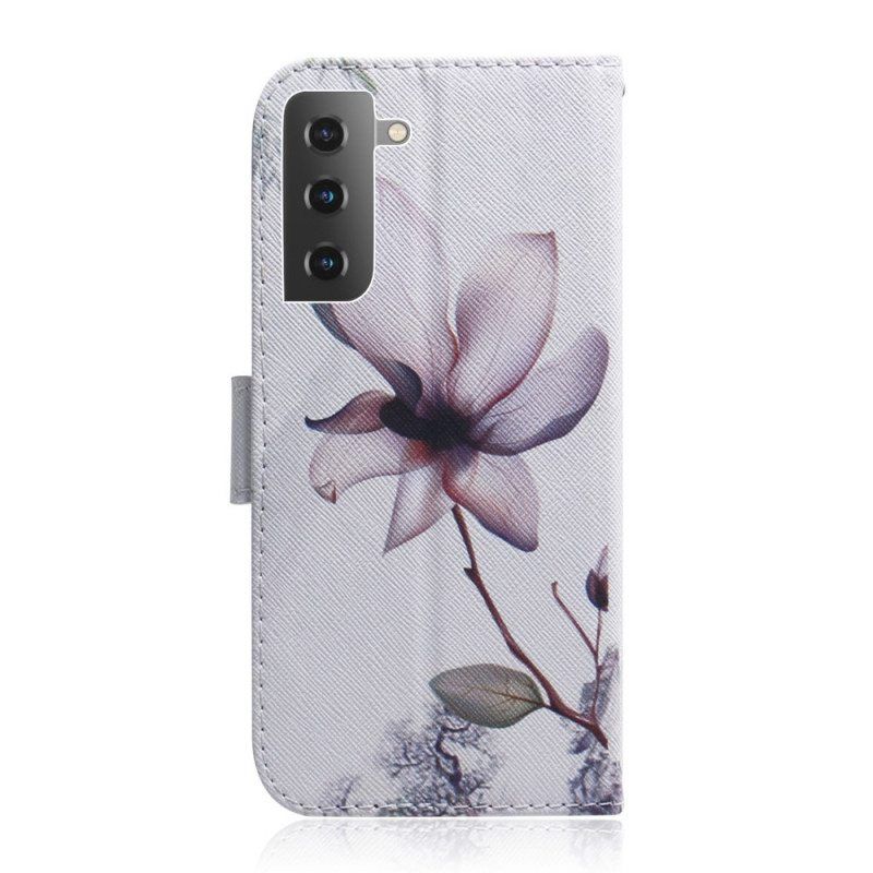 Kotelot Samsung Galaxy S22 5G Flower Dusty Pink