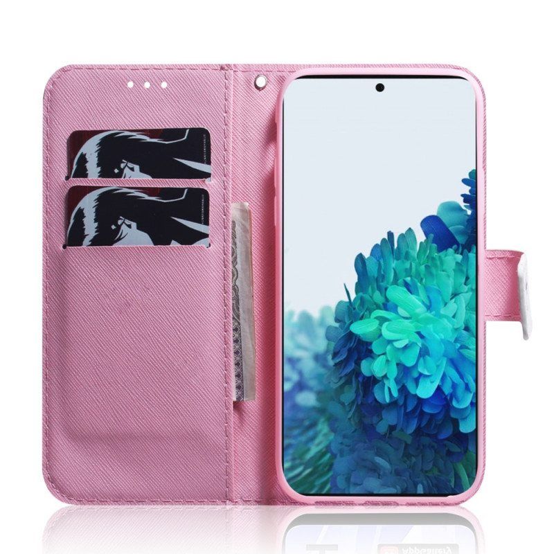 Kotelot Samsung Galaxy S22 5G Flower Dusty Pink