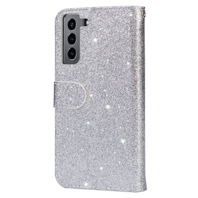 Kotelot Samsung Galaxy S22 5G Glitter Kolikkopussi