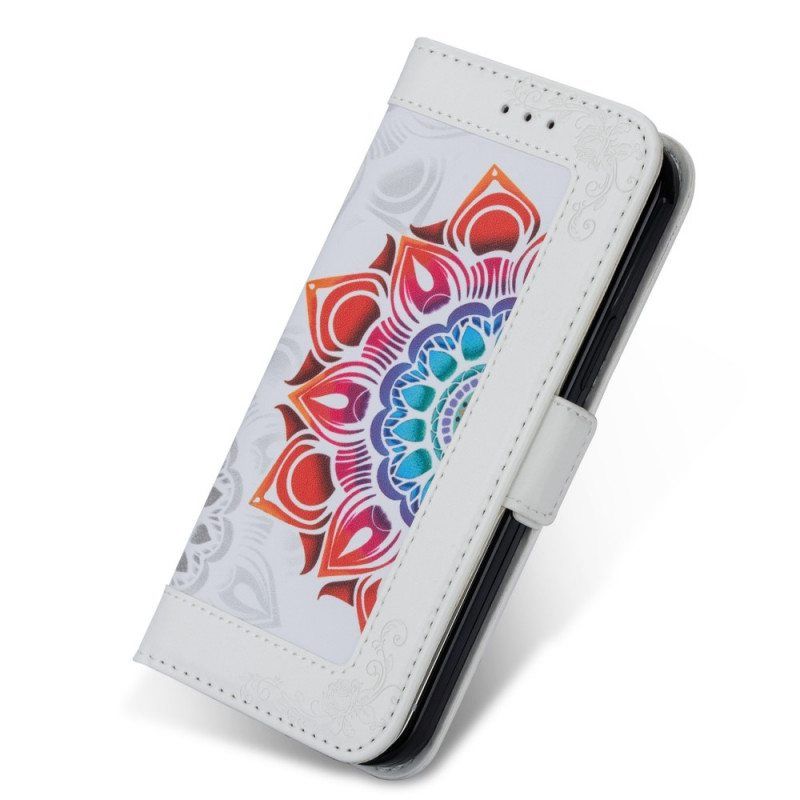 Kotelot Samsung Galaxy S22 5G Suojaketju Kuori Strappy Mandala Koristelu