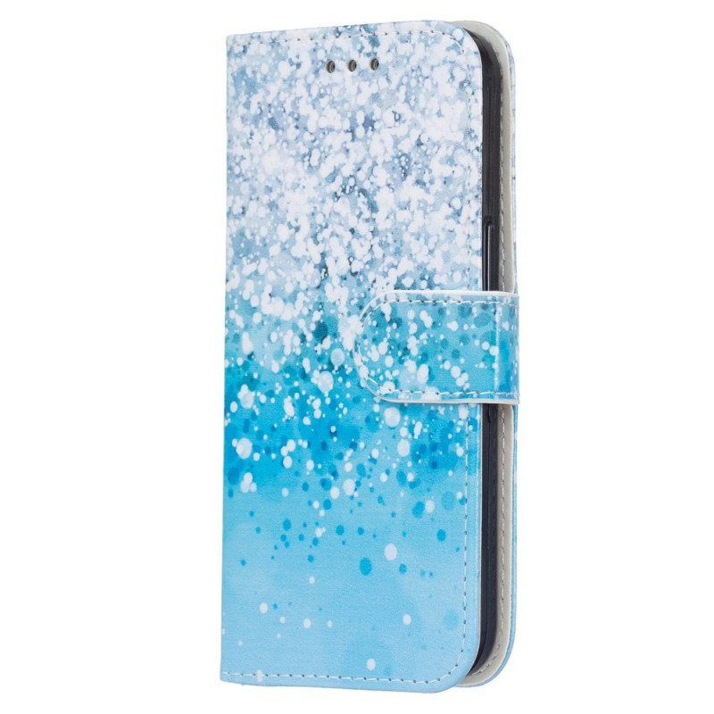 Kotelot Samsung Galaxy S22 Plus 5G Sininen Glitter Gradientti