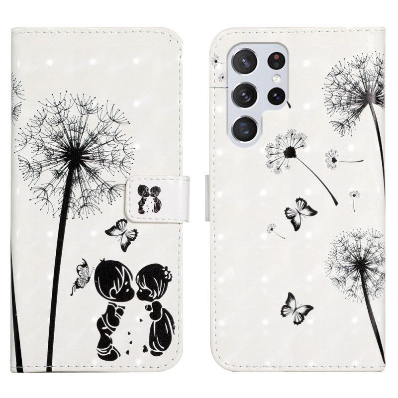 Kotelot Samsung Galaxy S22 Ultra 5G Baby Love Dandelion