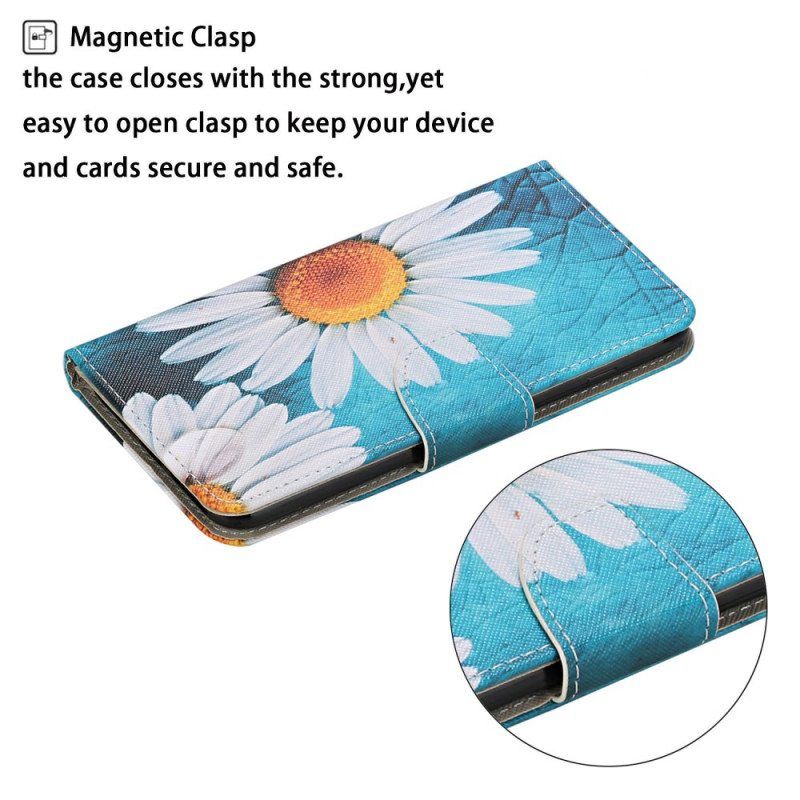 Kotelot Samsung Galaxy S22 Ultra 5G Suojaketju Kuori Thong Daisies