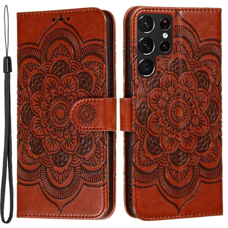 Kotelot Samsung Galaxy S22 Ultra 5G Täysi Mandala