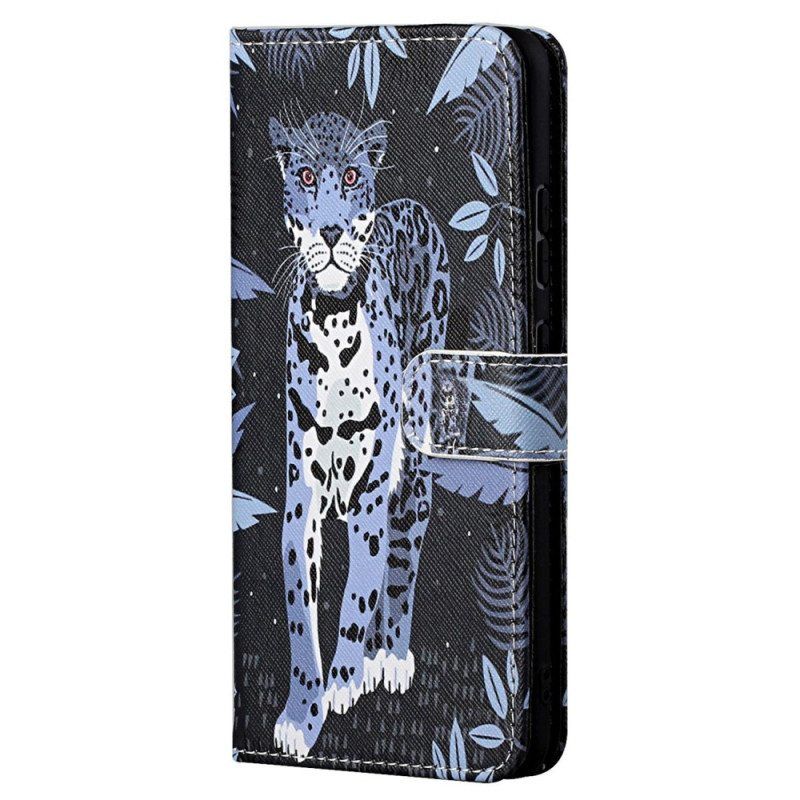 Kotelot Samsung Galaxy S23 5G Suojaketju Kuori Strappy Leopard