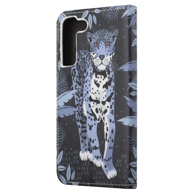 Kotelot Samsung Galaxy S23 5G Suojaketju Kuori Strappy Leopard