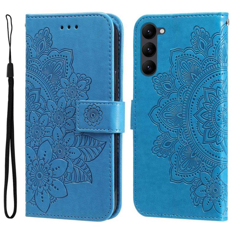 Kotelot Samsung Galaxy S23 Plus 5G Suojaketju Kuori Strappy Mandala