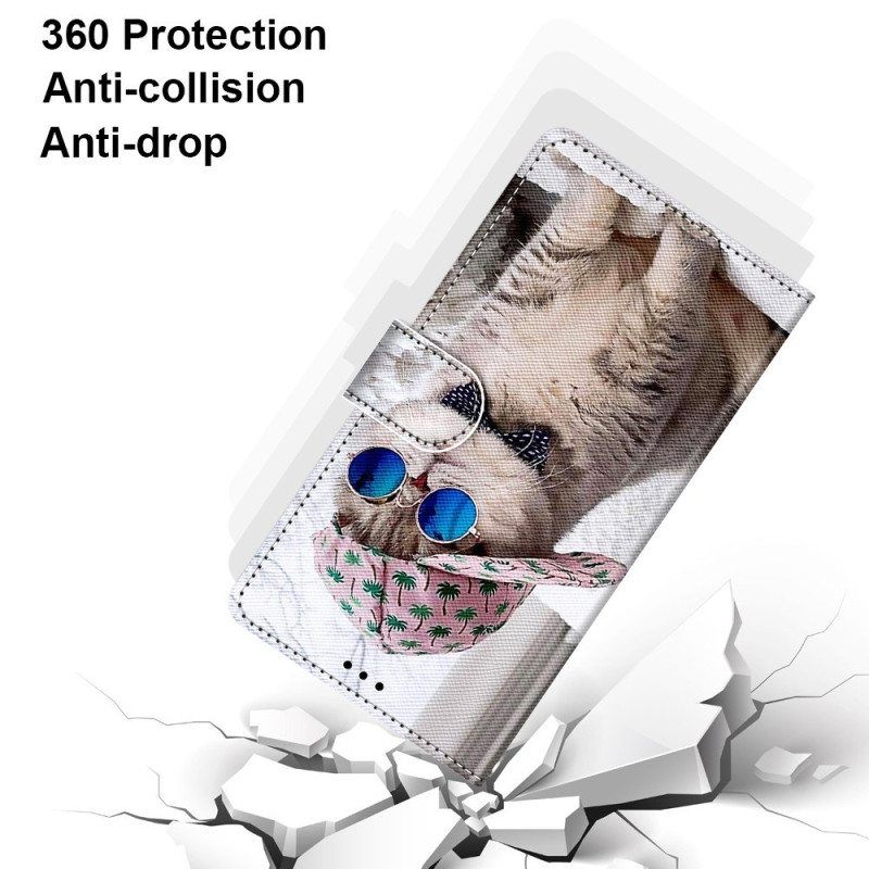 Kotelot Samsung Galaxy S23 Ultra 5G Suojaketju Kuori Yo Cat Hihnalla