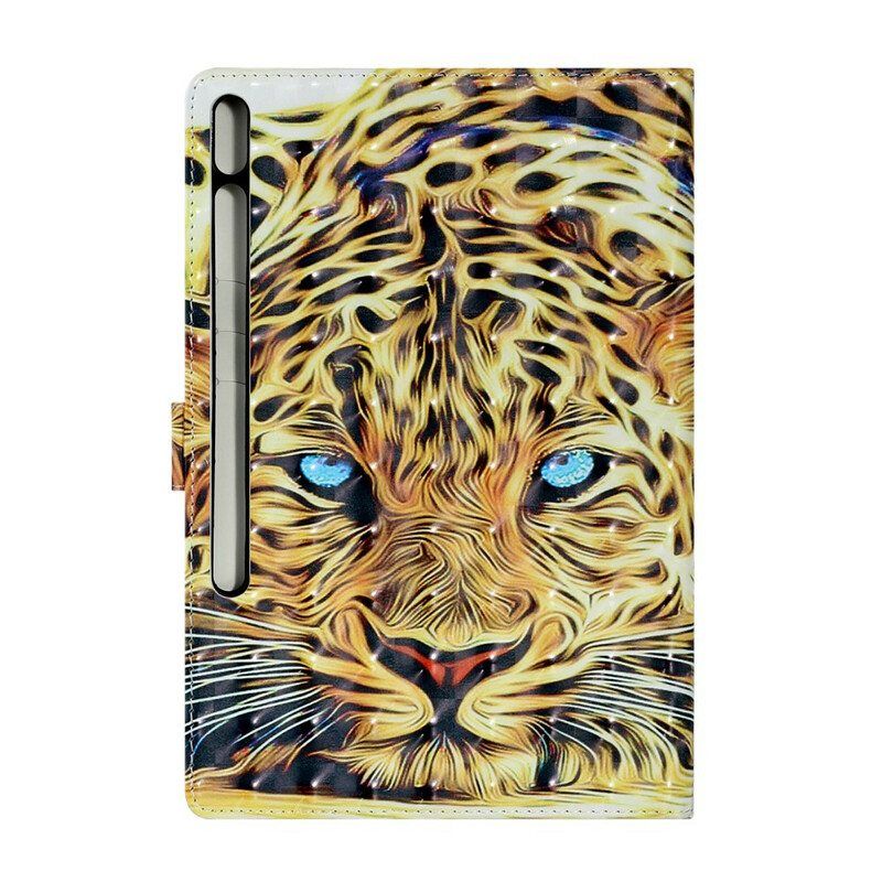 Kotelot Samsung Galaxy Tab S8 Plus / Tab S7 Plus Tiger Art