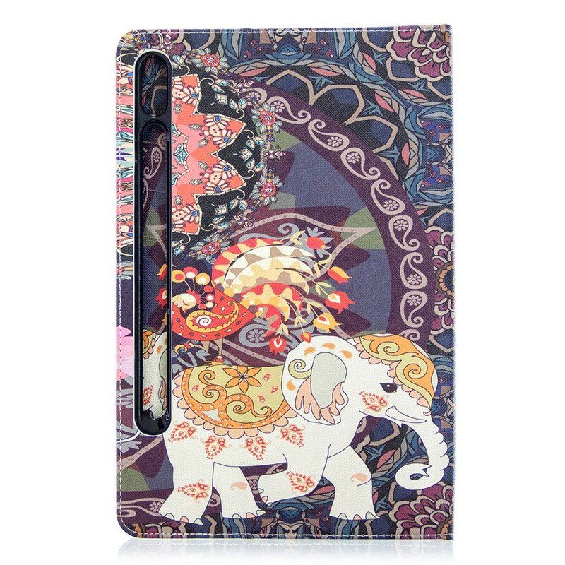 Kotelot Samsung Galaxy Tab S8 / Tab S7 Elephant Print Pattern