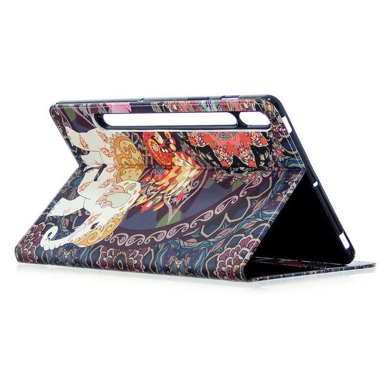 Kotelot Samsung Galaxy Tab S8 / Tab S7 Elephant Print Pattern