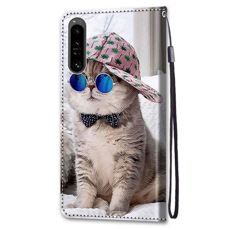 Kotelot Sony Xperia 1 IV Suojaketju Kuori Yo Cat Hihnalla