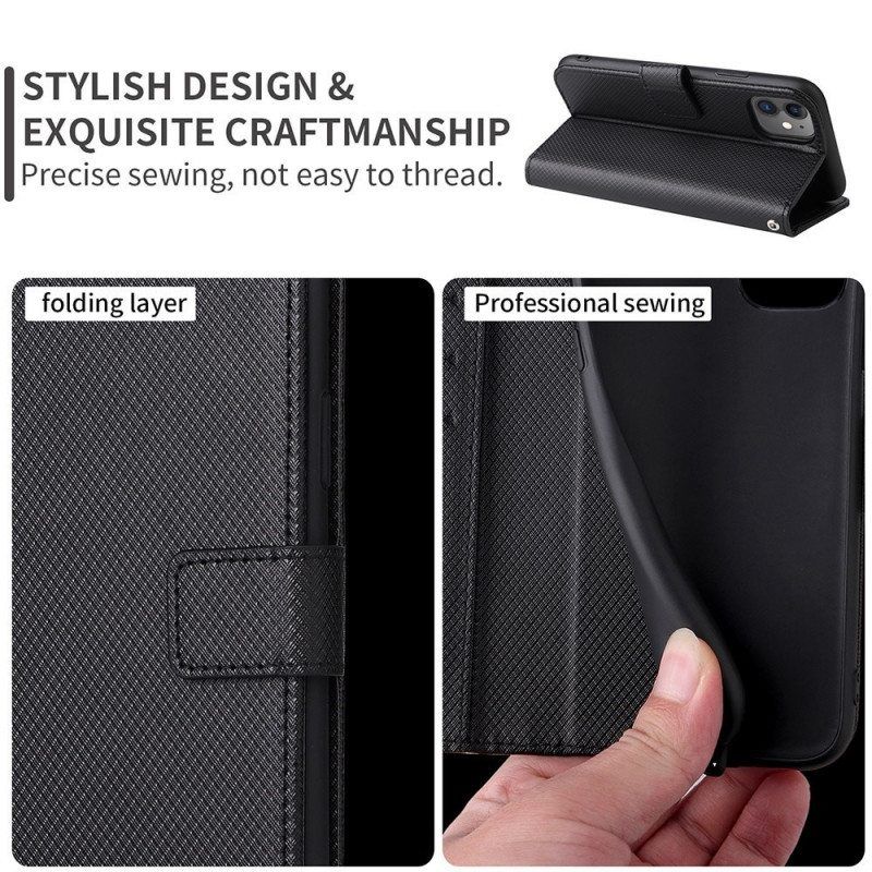 Kotelot Sony Xperia 10 IV Suojaketju Kuori Tyylikäs Strappy Faux Leather