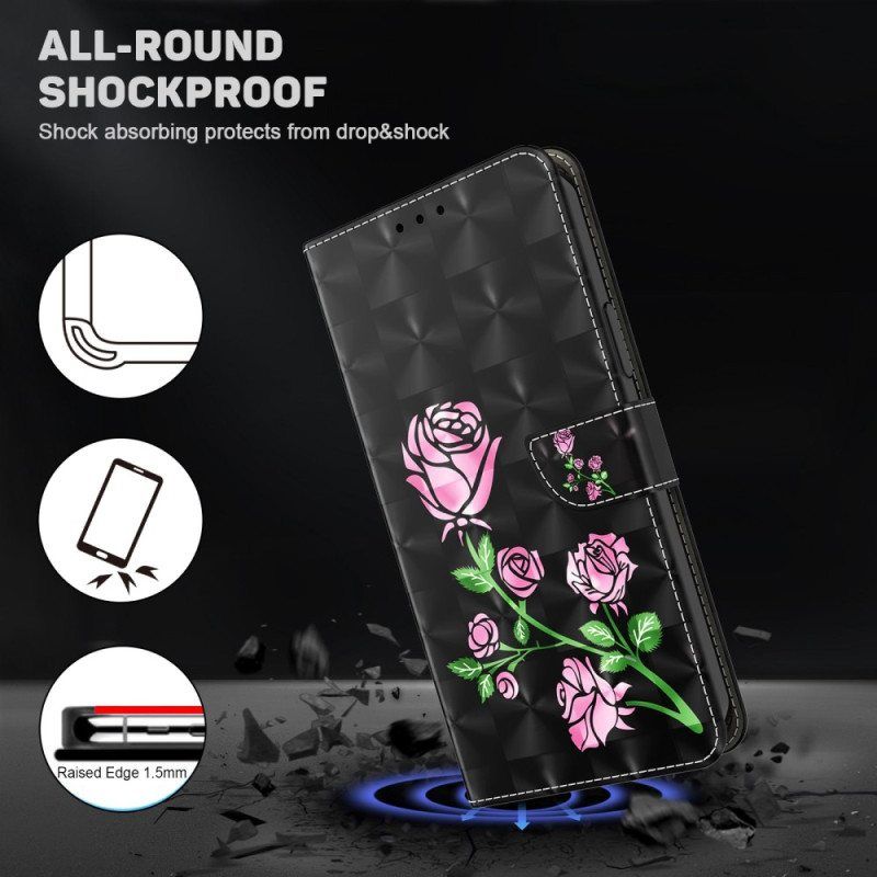 Kotelot Sony Xperia 5 IV Suojaketju Kuori Strap Roses