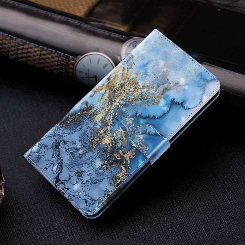 Kotelot Sony Xperia 5 IV Suojaketju Kuori Strappy Marble Style