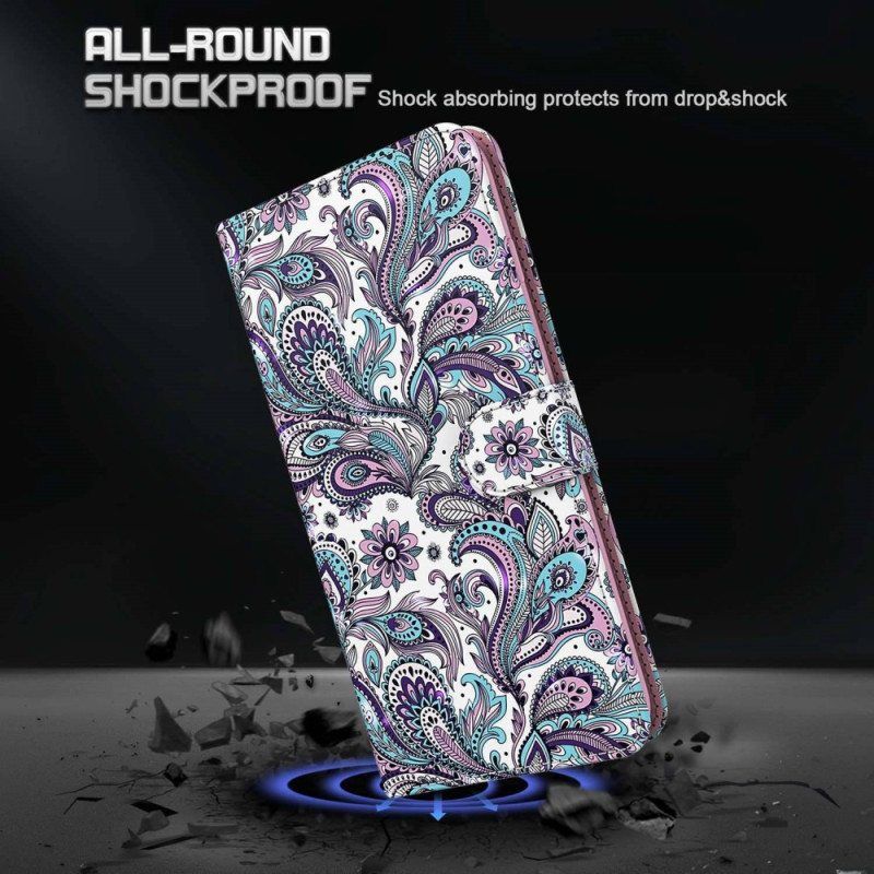 Kotelot Sony Xperia 5 IV Suojaketju Kuori Strappy Paisley -kuvio