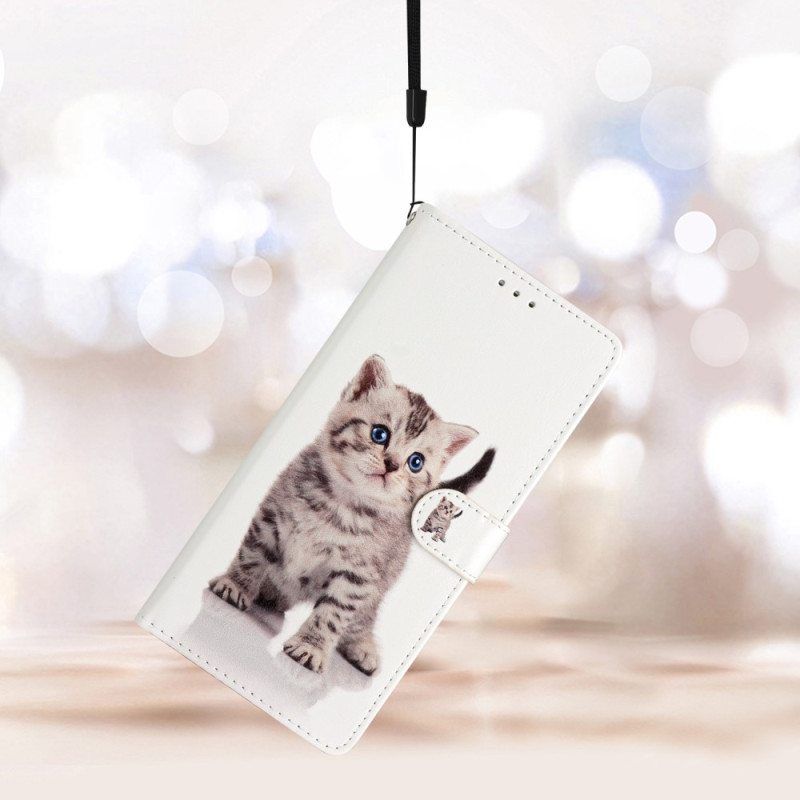 Kotelot Xiaomi 12 Lite Suojaketju Kuori Strappy Kitten