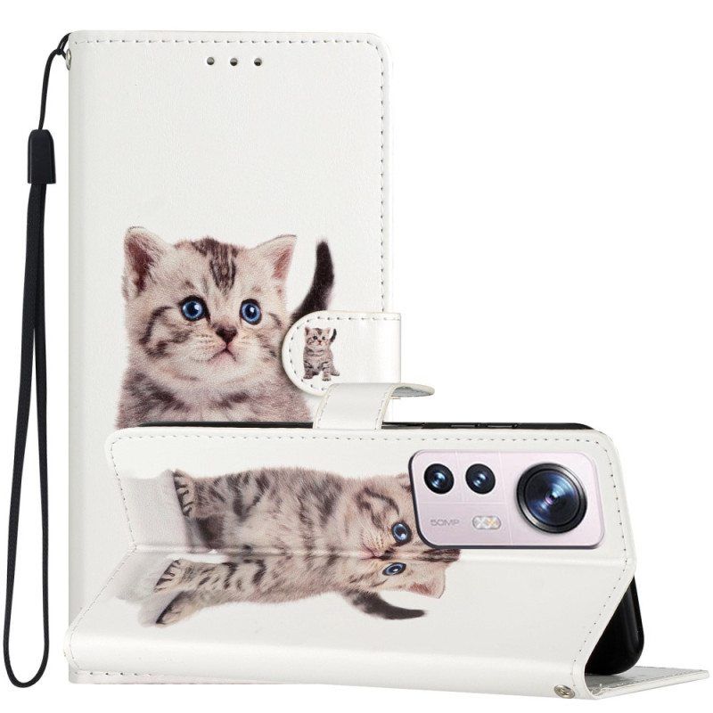 Kotelot Xiaomi 12 Lite Suojaketju Kuori Strappy Kitten