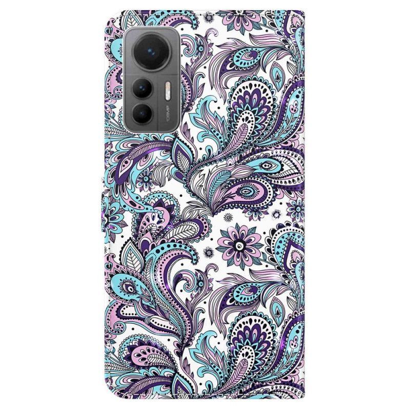 Kotelot Xiaomi 12 Lite Suojaketju Kuori Strappy Paisley -kuvio