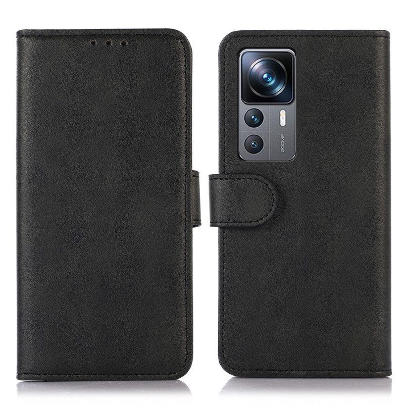 Kotelot Xiaomi 12T / 12T Pro Sobriety Leather Effect