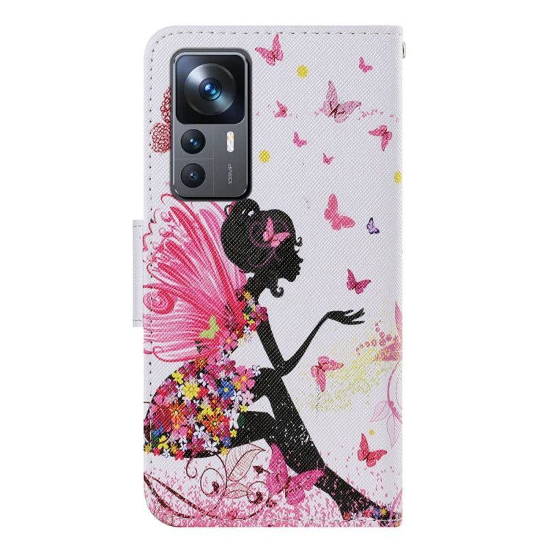 Kotelot Xiaomi 12T / 12T Pro Suojaketju Kuori Magic Fairy Hihnalla