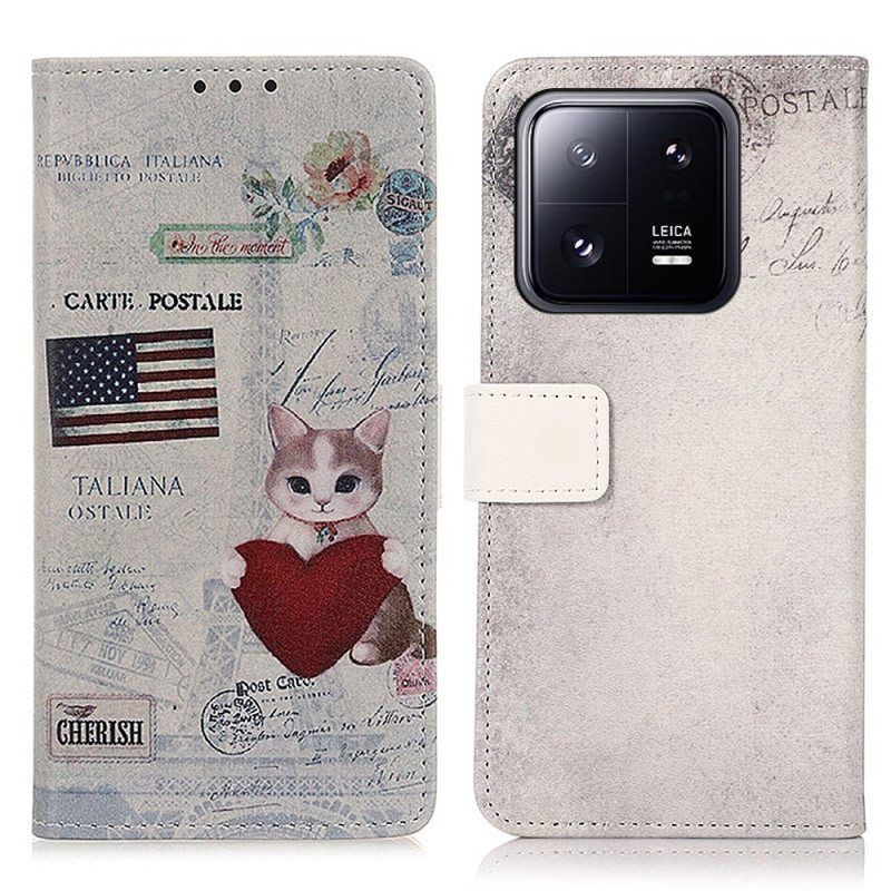 Kotelot Xiaomi 13 Pro Traveller Cat