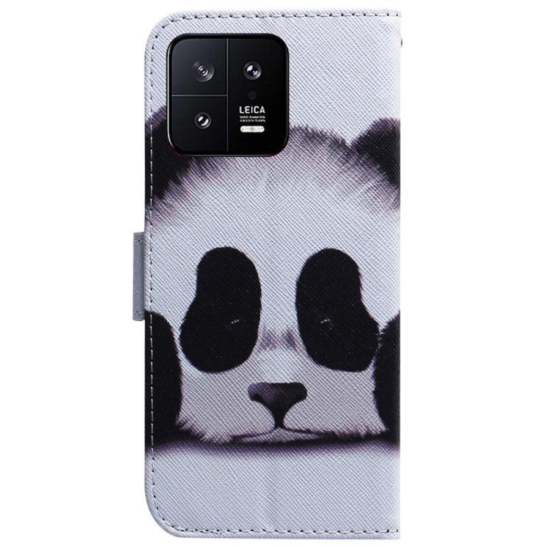 Kotelot Xiaomi 13 Suojaketju Kuori Strappy Panda