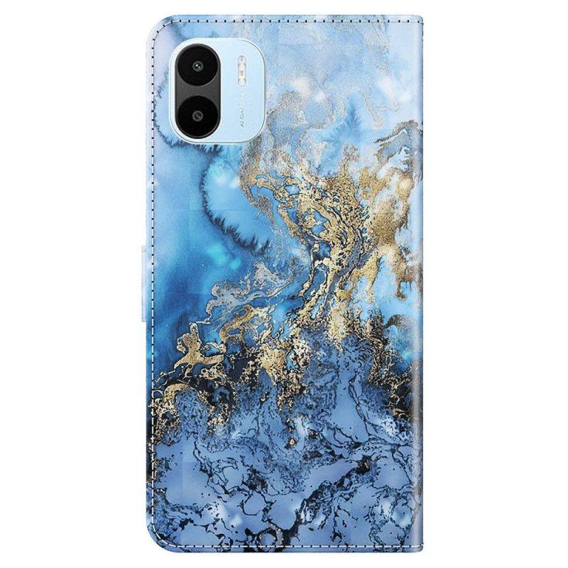 Kotelot Xiaomi Redmi A1 Suojaketju Kuori Strappy Marble Style