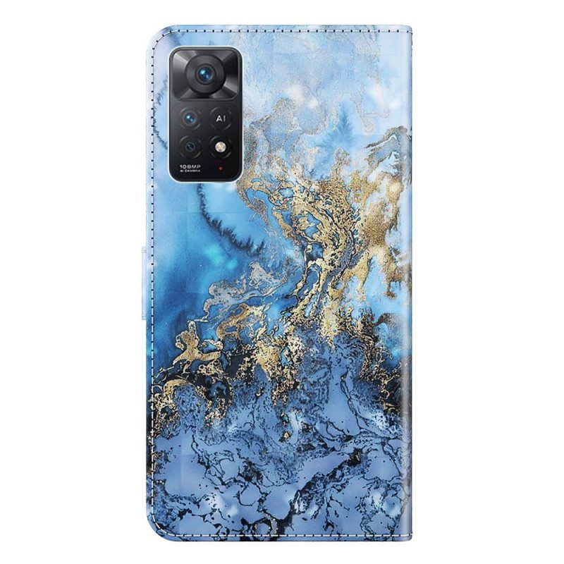 Kotelot Xiaomi Redmi Note 11 Pro / 11 Pro 5G Marmorimuotoilu Kaulanauhalla