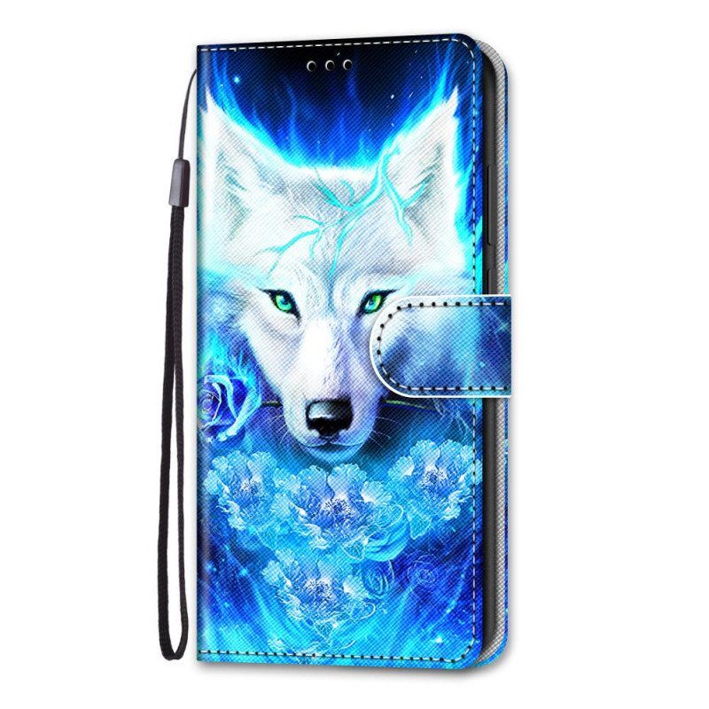 Kotelot Xiaomi Redmi Note 11 Pro Plus 5G Suojaketju Kuori Lanyard Wolf