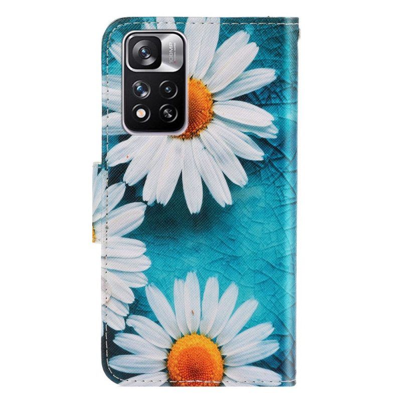 Kotelot Xiaomi Redmi Note 11 Pro Plus 5G Suojaketju Kuori Thong Daisies