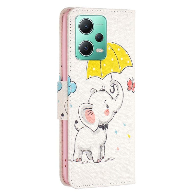 Kotelot Xiaomi Redmi Note 12 5G Elephant In The Rain