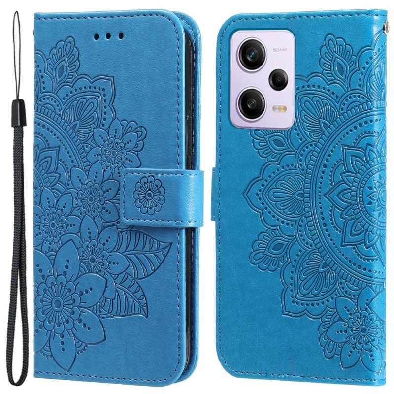 Kotelot Xiaomi Redmi Note 12 Pro Plus Suojaketju Kuori Hihna Kukka Mandala