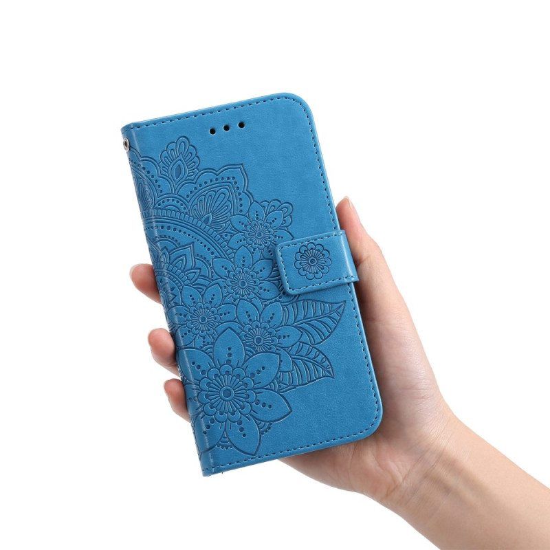 Kotelot Xiaomi Redmi Note 12 Pro Suojaketju Kuori Hihna Kukka Mandala