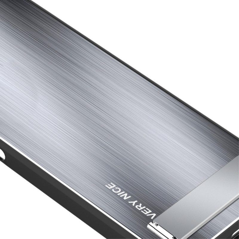 Kuori Huawei P60 Pro Harjattu Alumiini Tuella