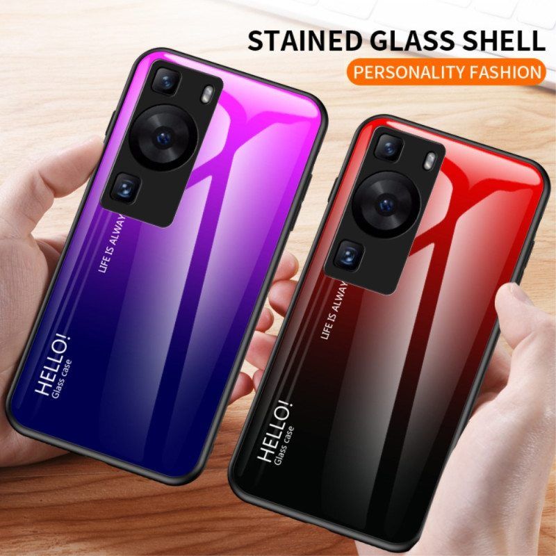 Kuori Huawei P60 Pro Hello Tempered Glass