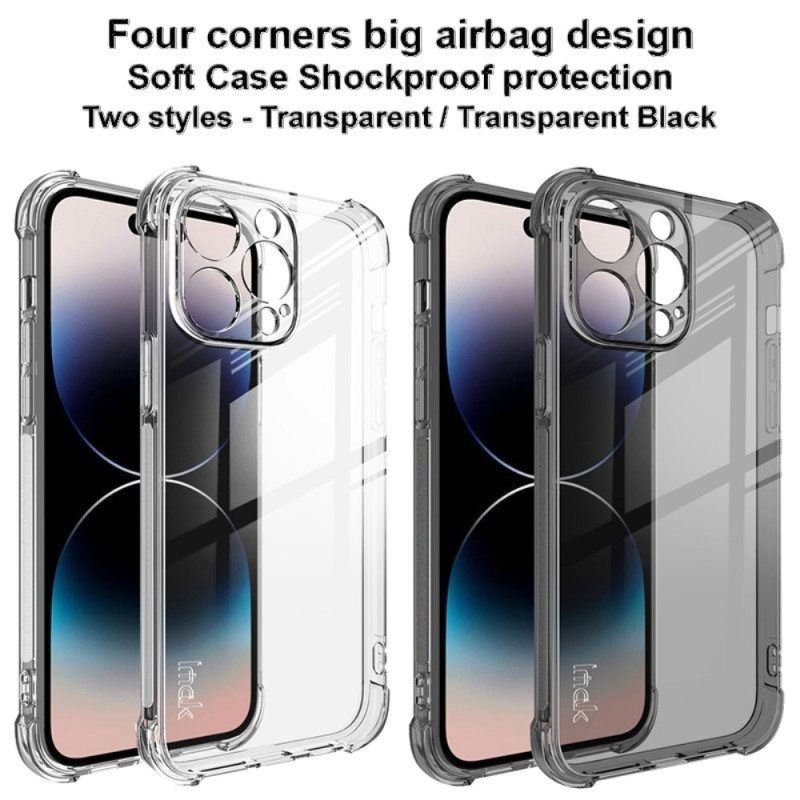 Kuori iPhone 14 Pro Läpinäkyvät Imak Airbagin Kulmat