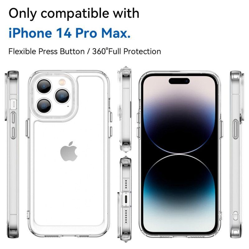 Kuori iPhone 14 Pro Max Läpinäkyvä Karkkisarja