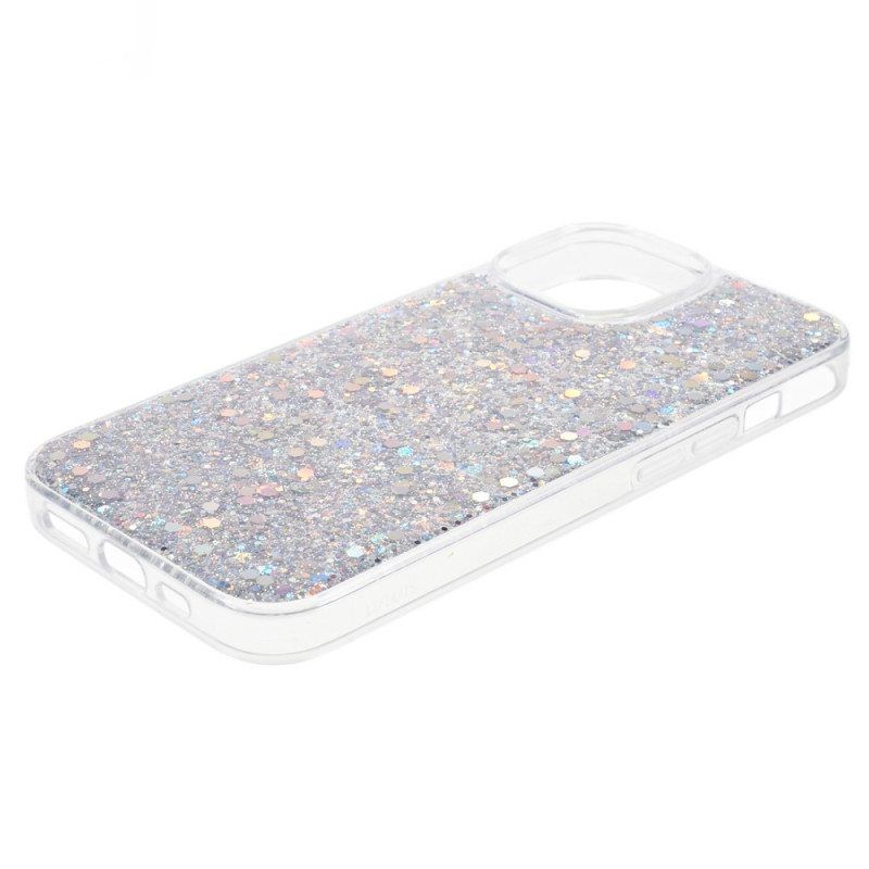 Kuori iPhone 15 Plus Glitteriä