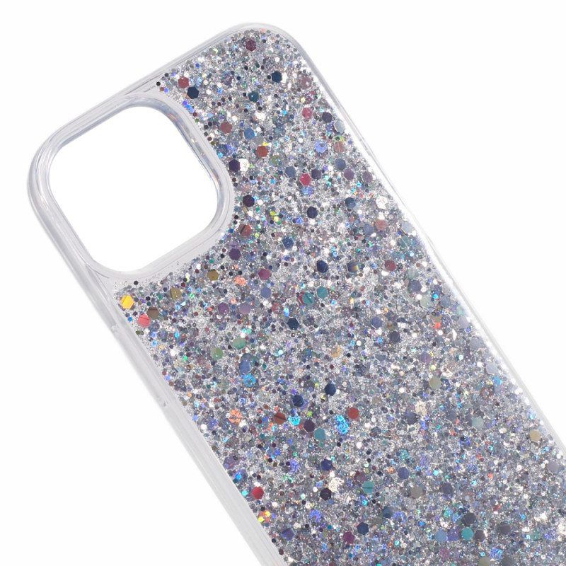 Kuori iPhone 15 Plus Glitteriä